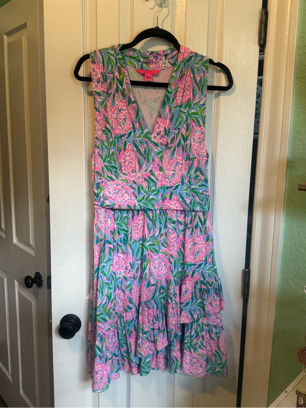 Lilly Pulitzer Annalise V-Neck Dress Size L